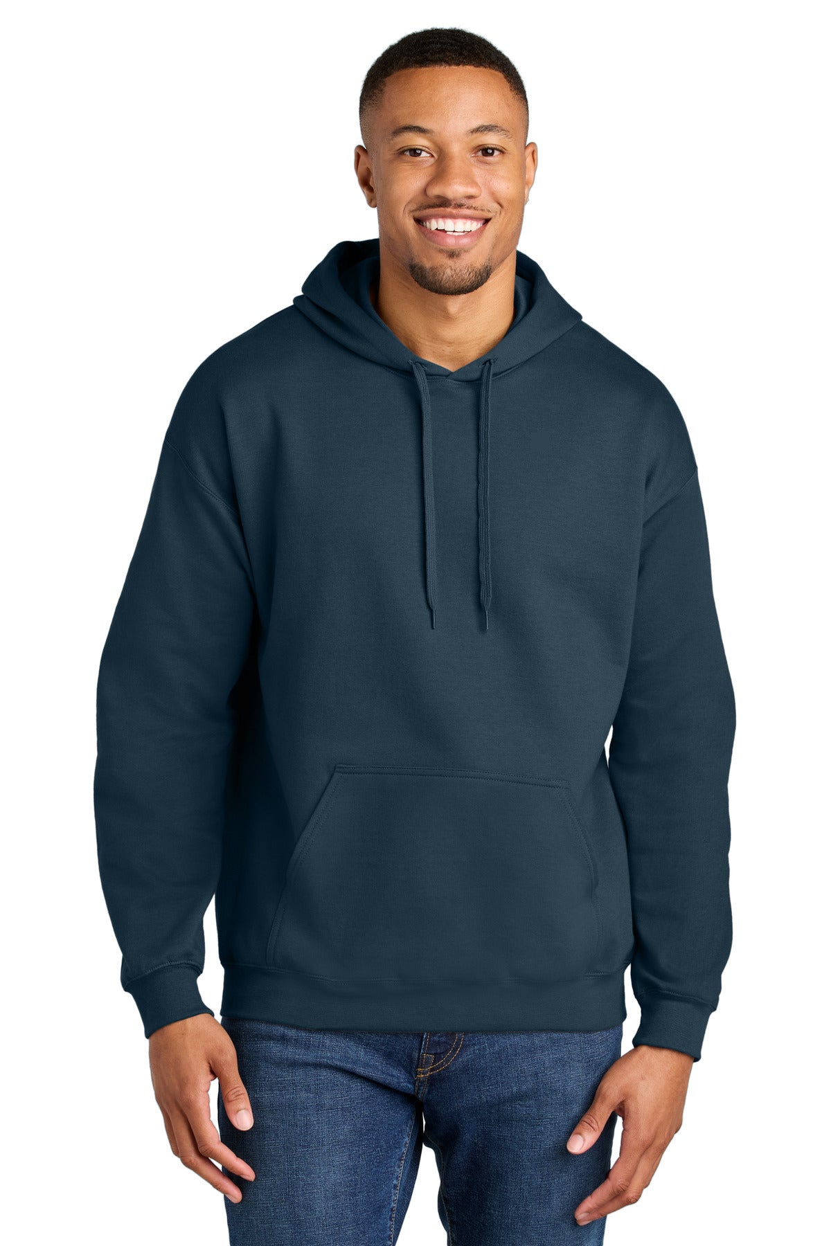 Gildan Softstyle Midweight Pullover Hooded Sweatshirt SF500 - Blue Dusk