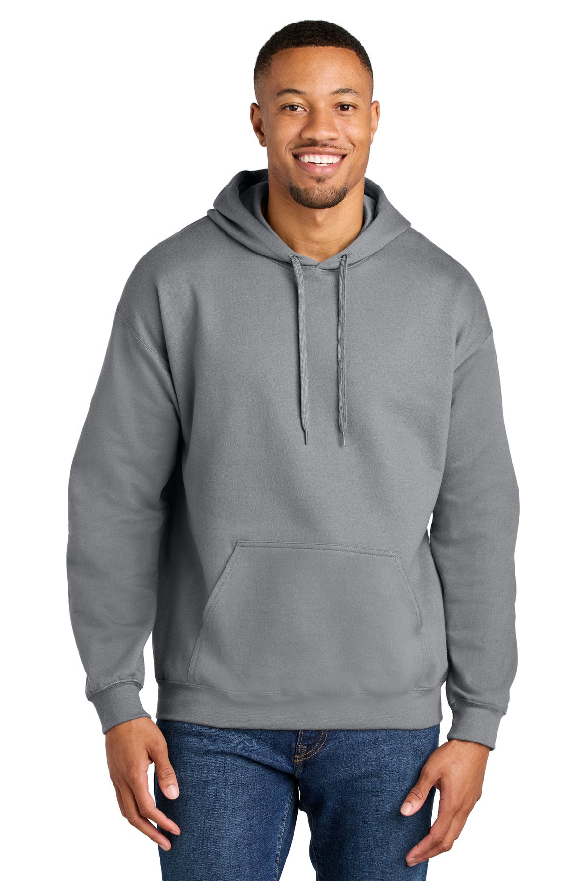Gildan Softstyle Midweight Pullover Hooded Sweatshirt SF500 - Cement