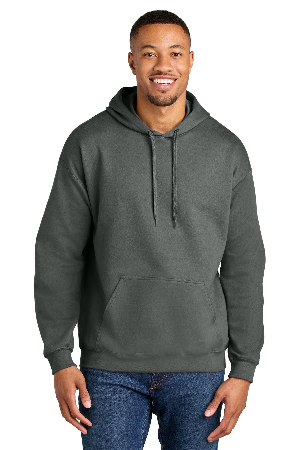 Gildan Softstyle Midweight Pullover Hooded Sweatshirt SF500 - Charcoal