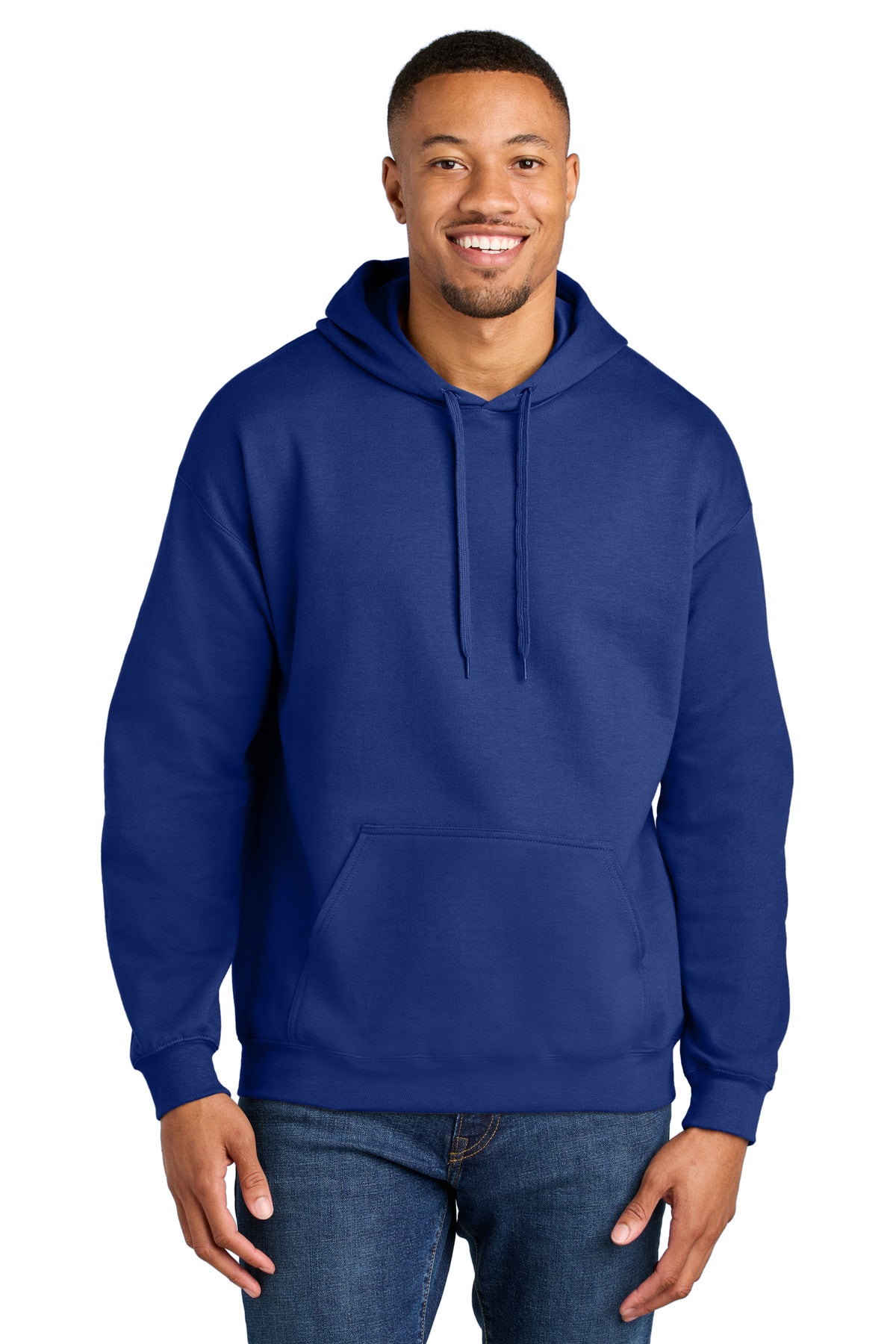 Gildan Softstyle Midweight Pullover Hooded Sweatshirt SF500 - Cobalt