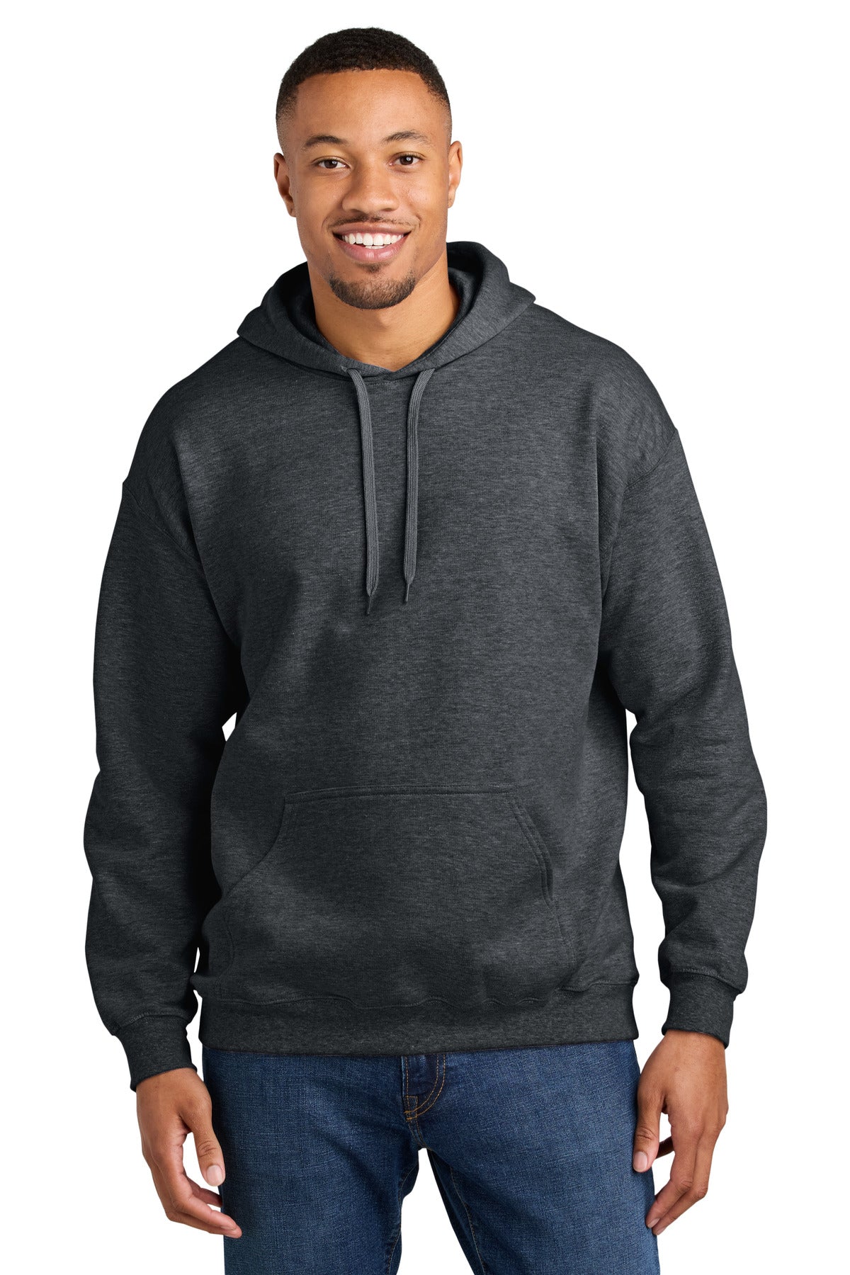 Gildan Softstyle Midweight Pullover Hooded Sweatshirt SF500 - Dark Heather