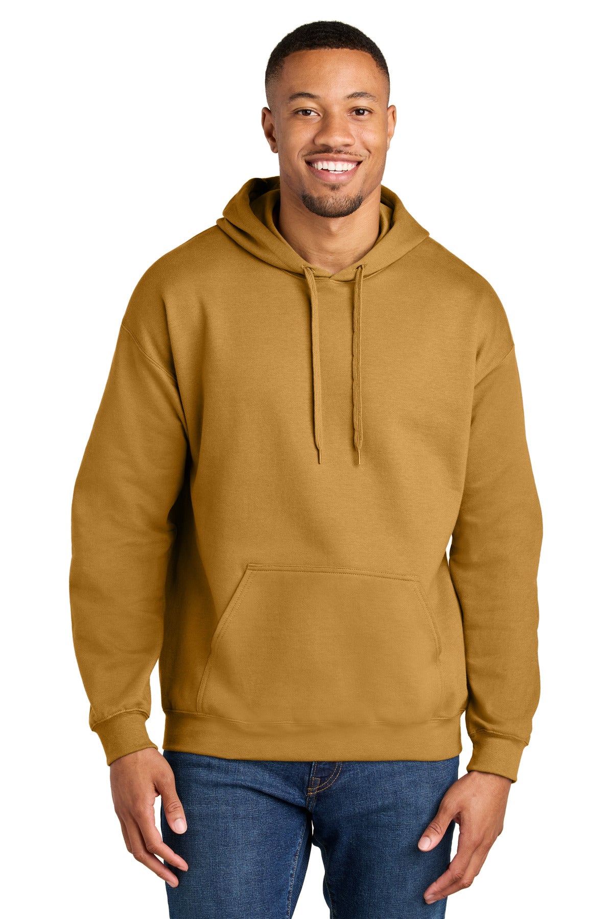 Gildan Softstyle Midweight Pullover Hooded Sweatshirt SF500 - Mustard