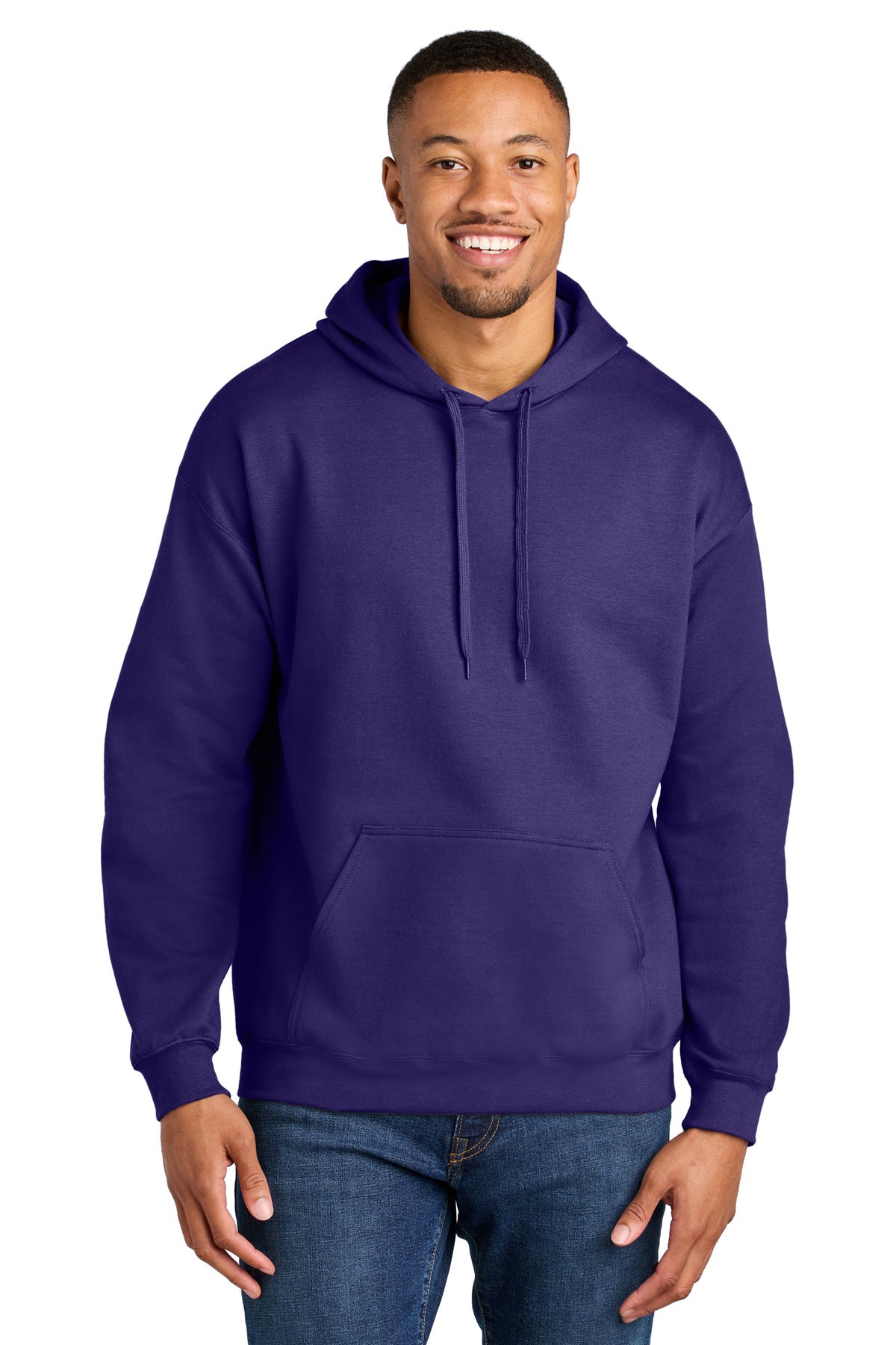Gildan Softstyle Midweight Pullover Hooded Sweatshirt SF500 - Purple