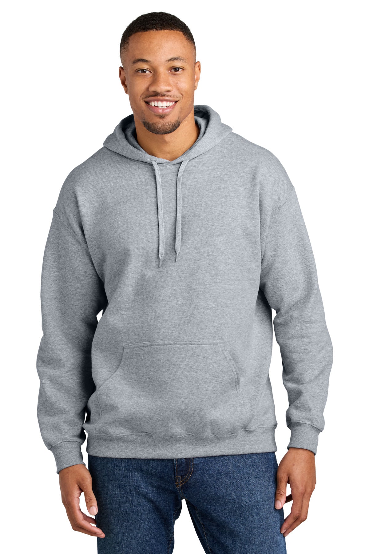 Gildan Softstyle Midweight Pullover Hooded Sweatshirt SF500 - Ring Spun Sport Grey