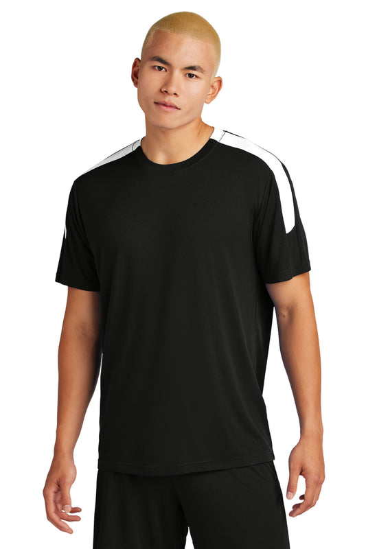 Sport-Tek Competitor United Crew ST100 - Black/ White