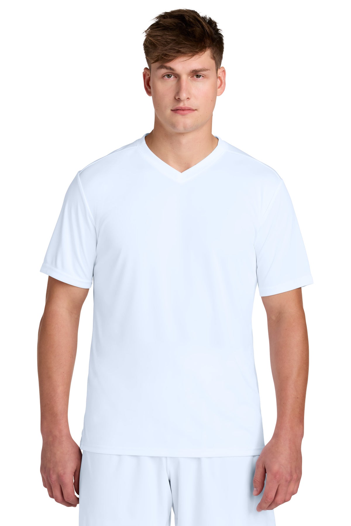 Sport-Tek Competitor United V-Neck ST101 - White/ White