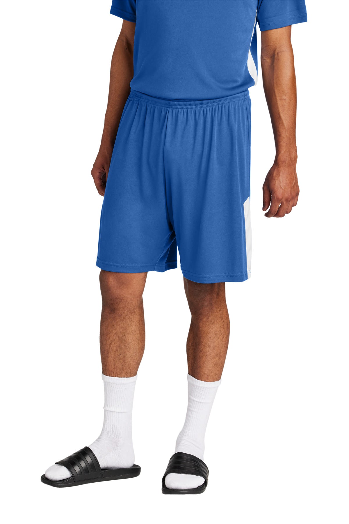 Sport-Tek Competitor United 7  Short ST103 - True Royal/ White