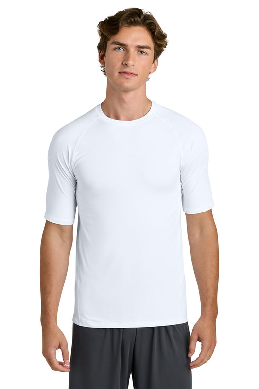 Sport-Tek PosiCharge Compression 1/2-Sleeve Tee ST120 - White