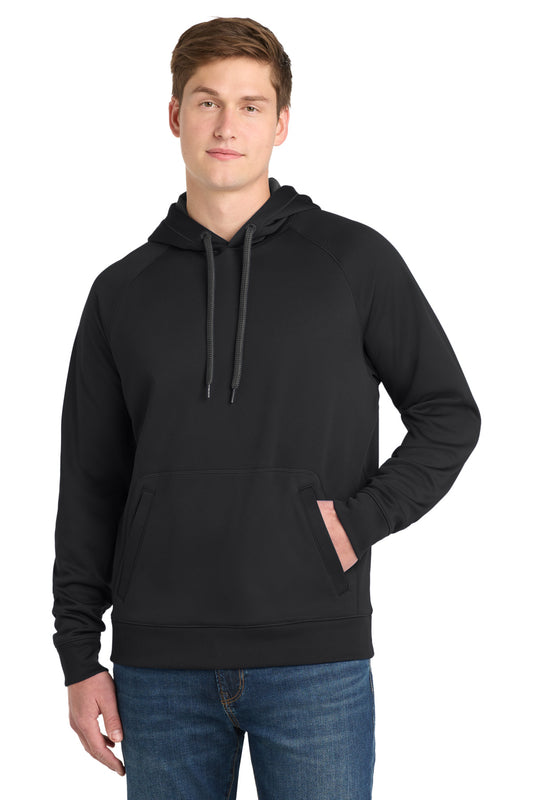 Sport-Tek Tech Fleece Hooded Sweatshirt. ST250 - Black