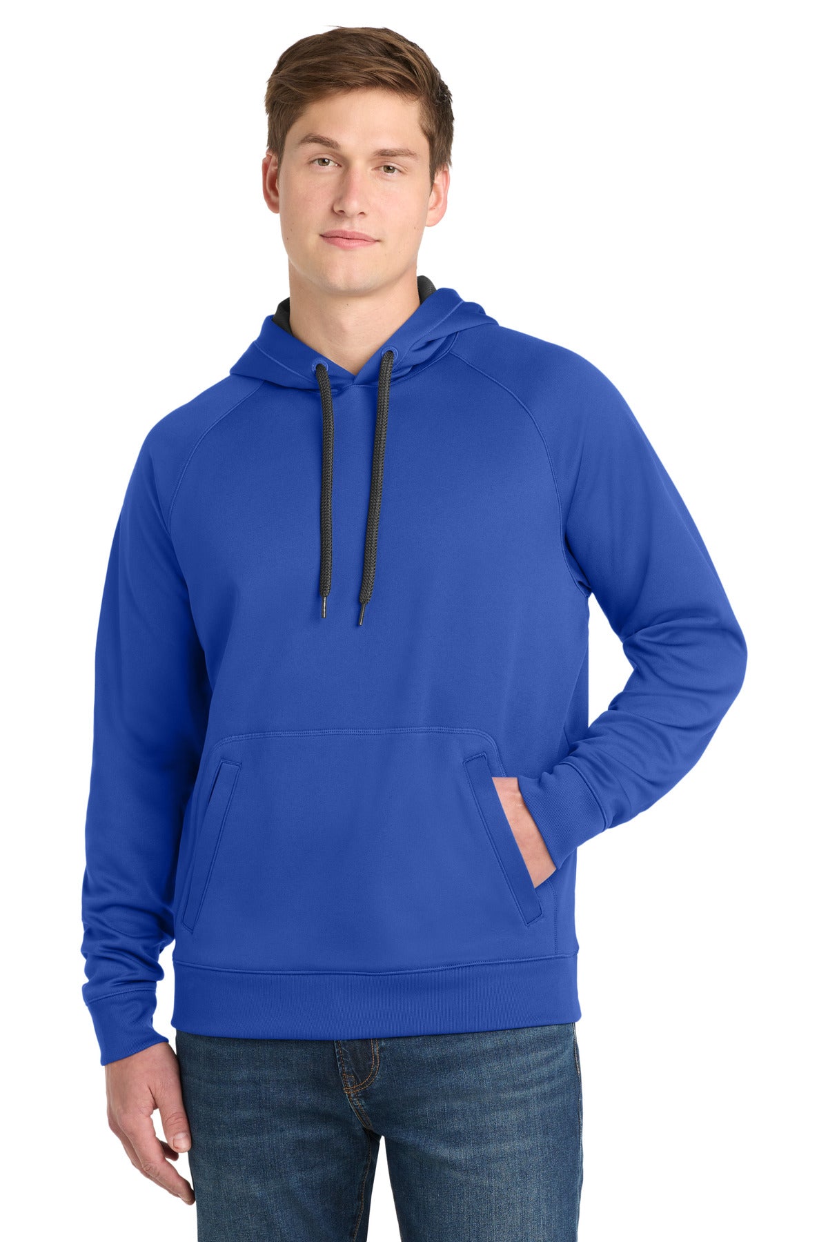 Sport-Tek Tech Fleece Hooded Sweatshirt. ST250 - True Royal