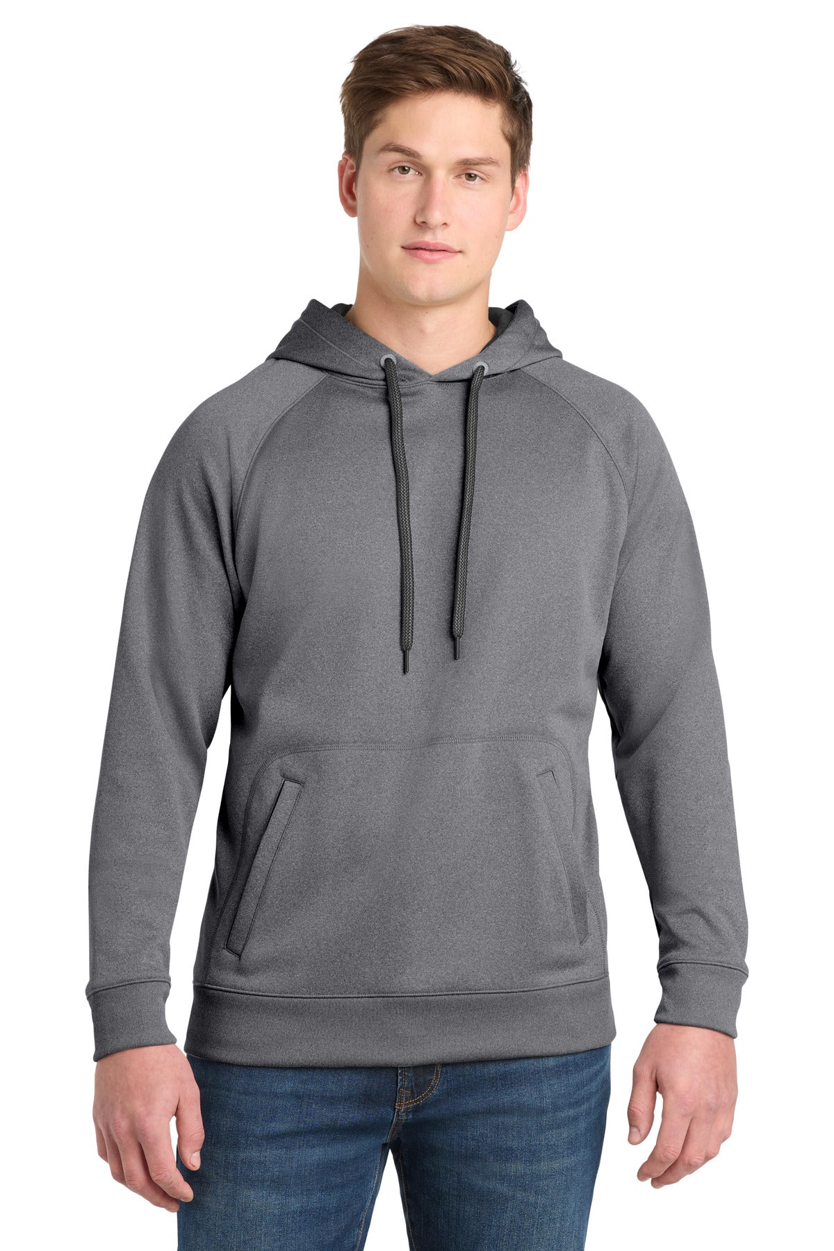 Sport-Tek Tech Fleece Hooded Sweatshirt. ST250 - Vintage Heather