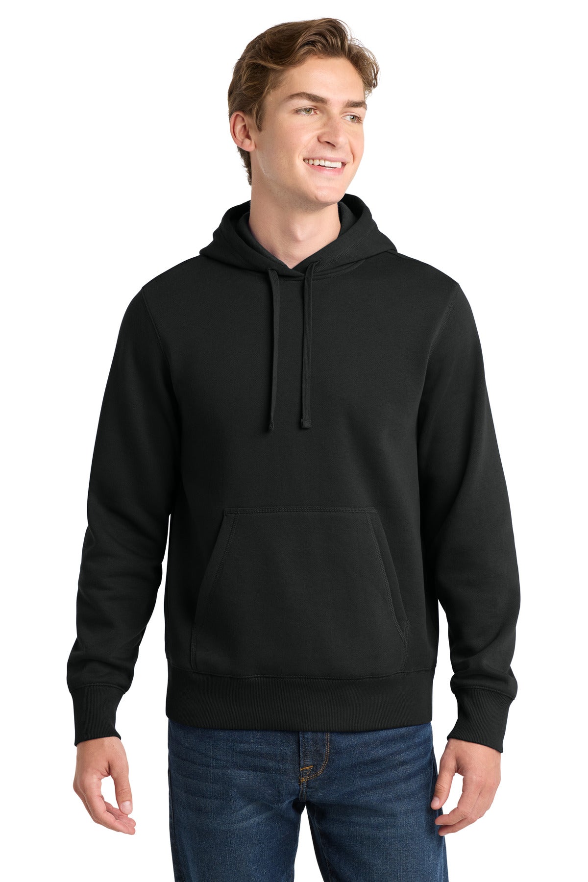 Sport-Tek Tall Pullover Hooded Sweatshirt. TST254 - Black