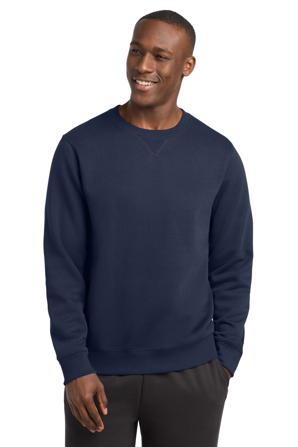 Sport-Tek Crewneck Sweatshirt. ST266 - True Navy