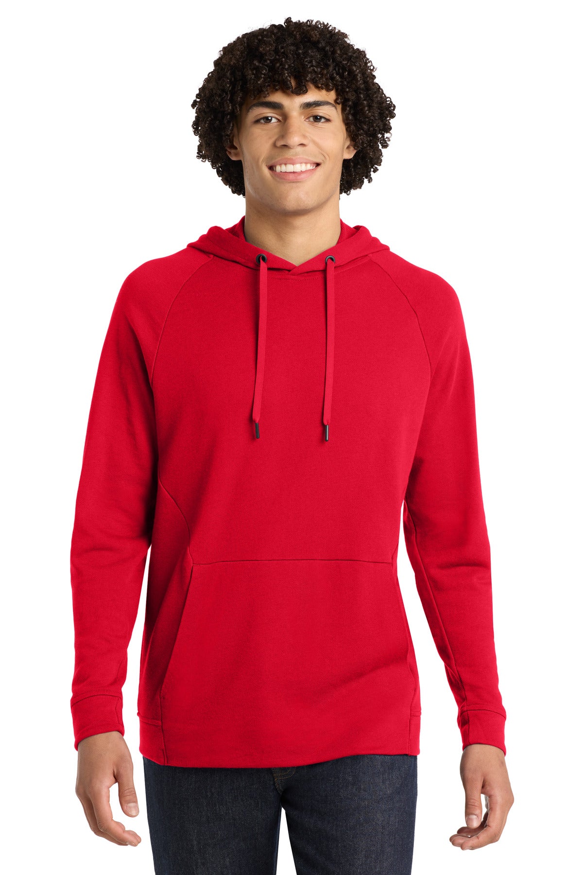 Sport-Tek  Lightweight French Terry Pullover Hoodie. ST272 - True Red
