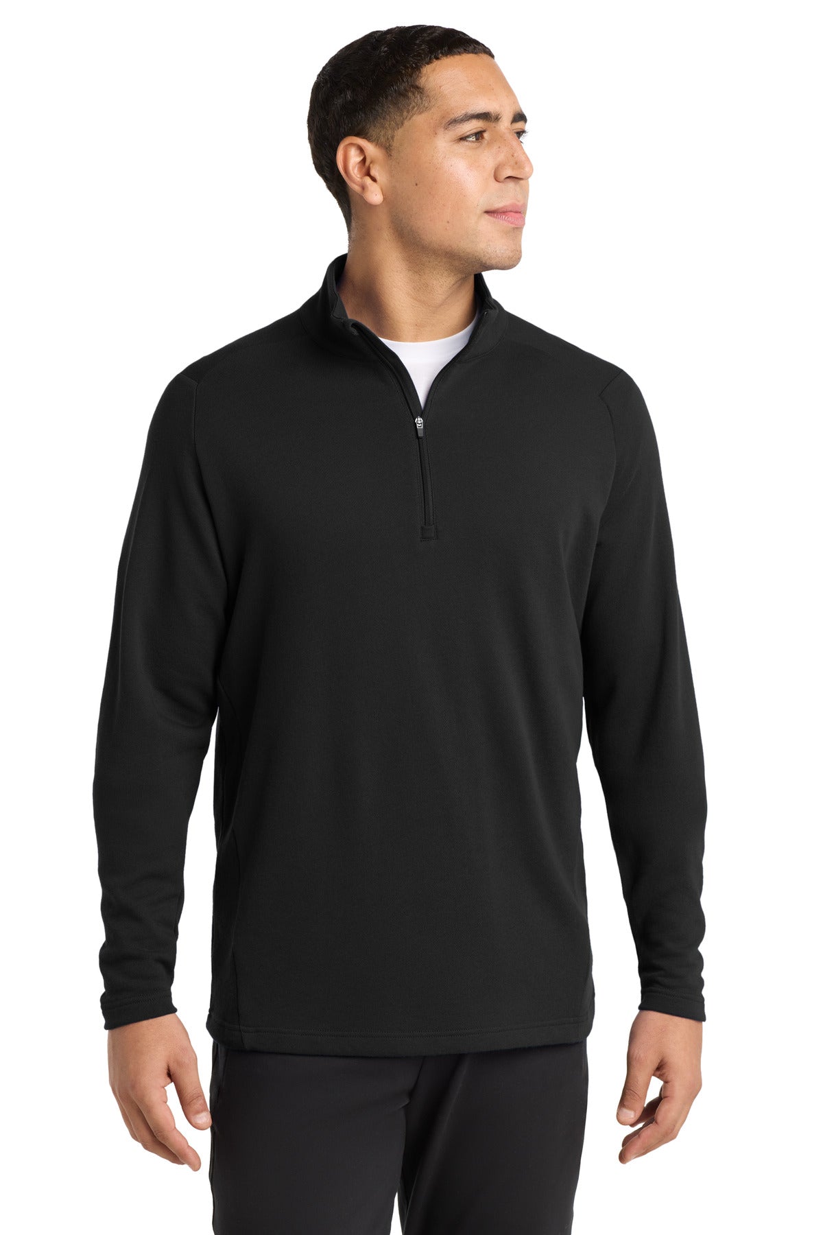 Sport-Tek  Lightweight French Terry 1/4-Zip Pullover. ST273 - Black