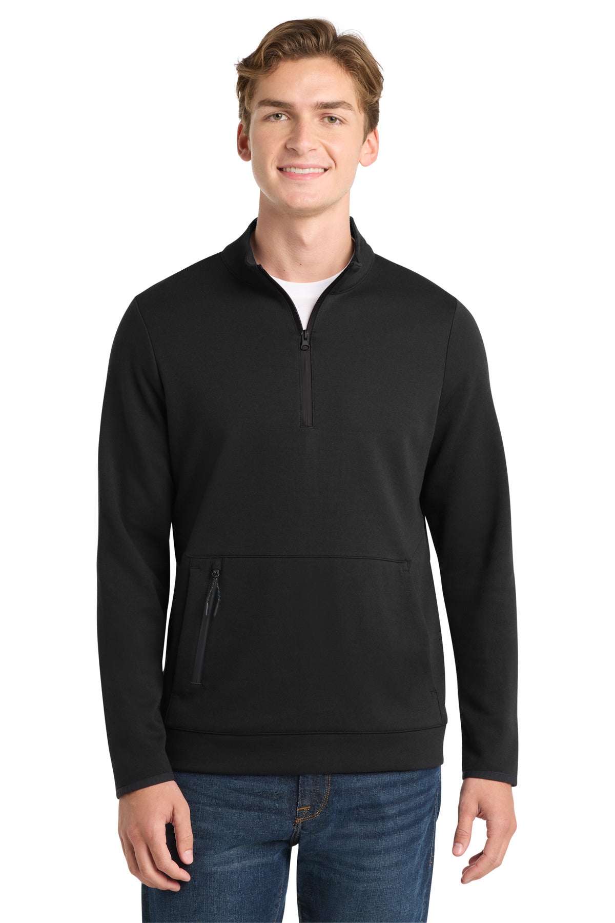 Sport-Tek  Triumph 1/4-Zip Pullover ST281 - Black