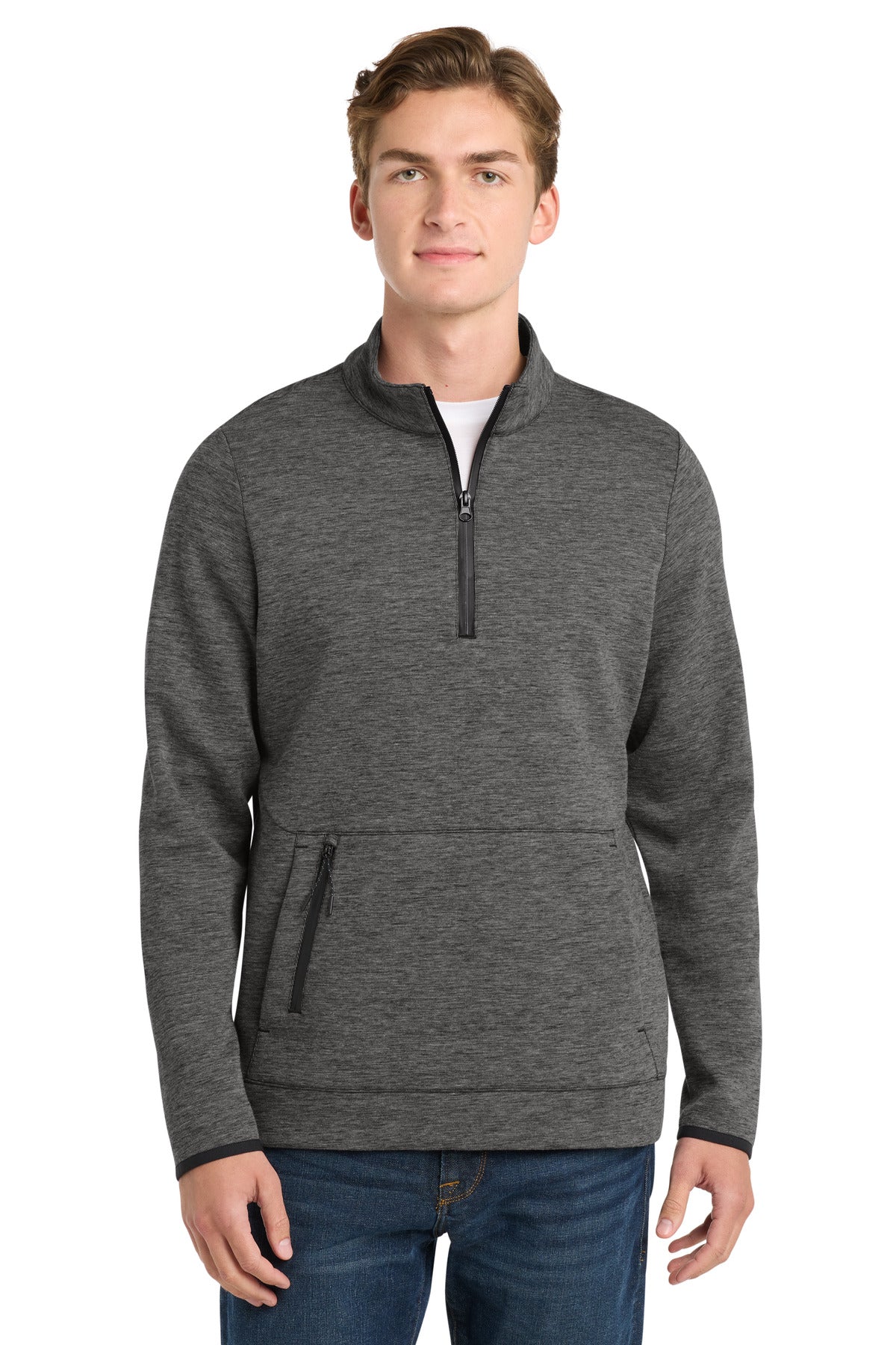 Sport-Tek  Triumph 1/4-Zip Pullover ST281 - Dark Grey Heather