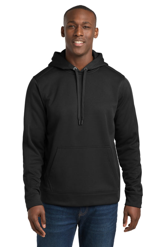 Sport-Tek Repel Fleece Hooded Pullover. ST290 - Black
