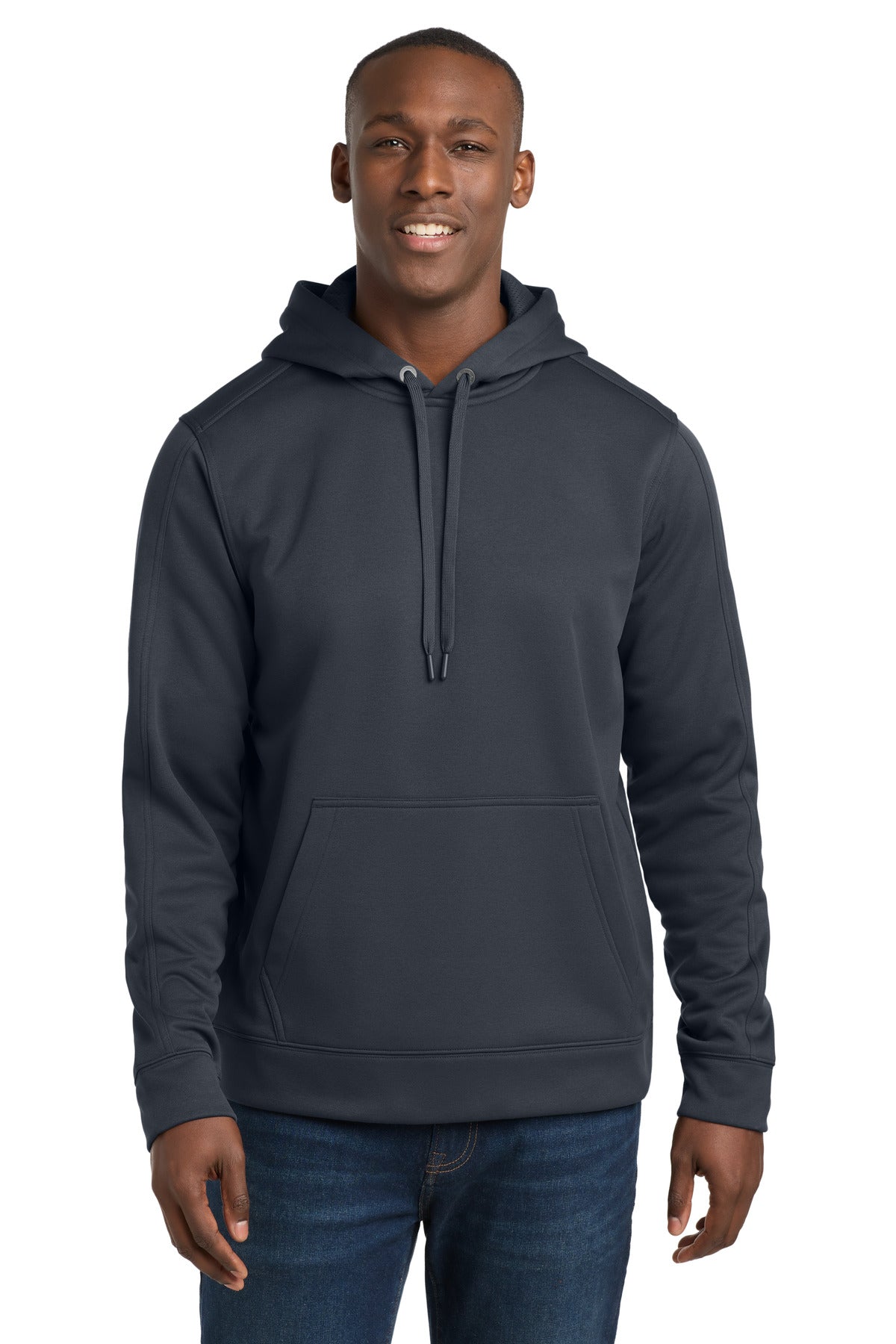 Sport-Tek Repel Fleece Hooded Pullover. ST290 - Graphite