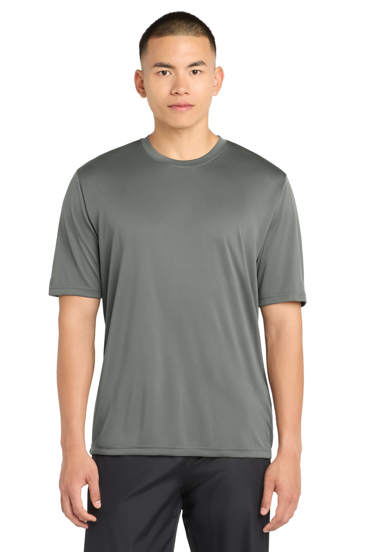 Sport-Tek PosiCharge Tough Tee. ST320 - Dark Smoke Grey