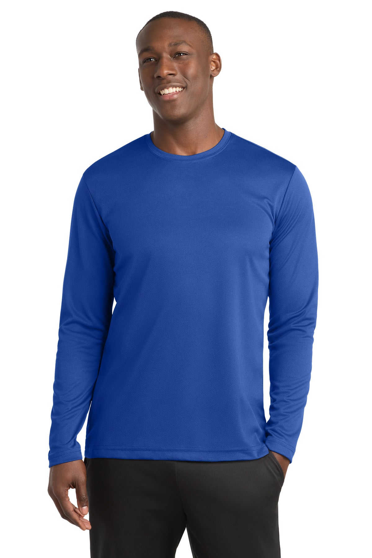 Sport-Tek PosiCharge RacerMesh Long Sleeve Tee. ST340LS - True Royal