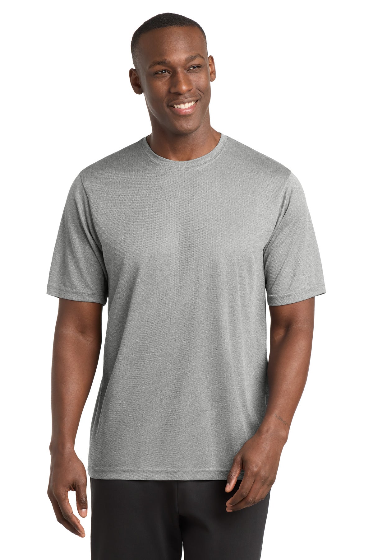Sport-Tek PosiCharge RacerMesh Tee. ST340 - Grey Heather
