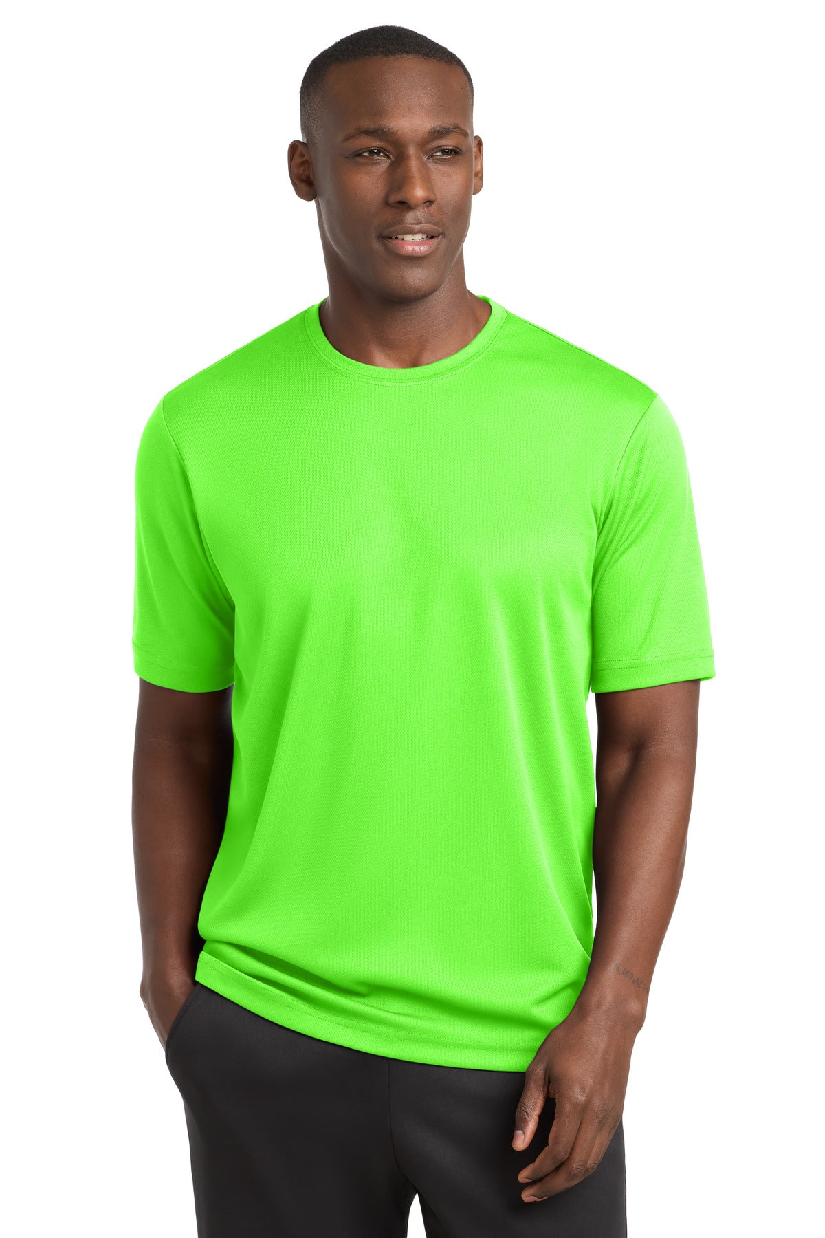 Sport-Tek PosiCharge RacerMesh Tee. ST340 - Neon Green