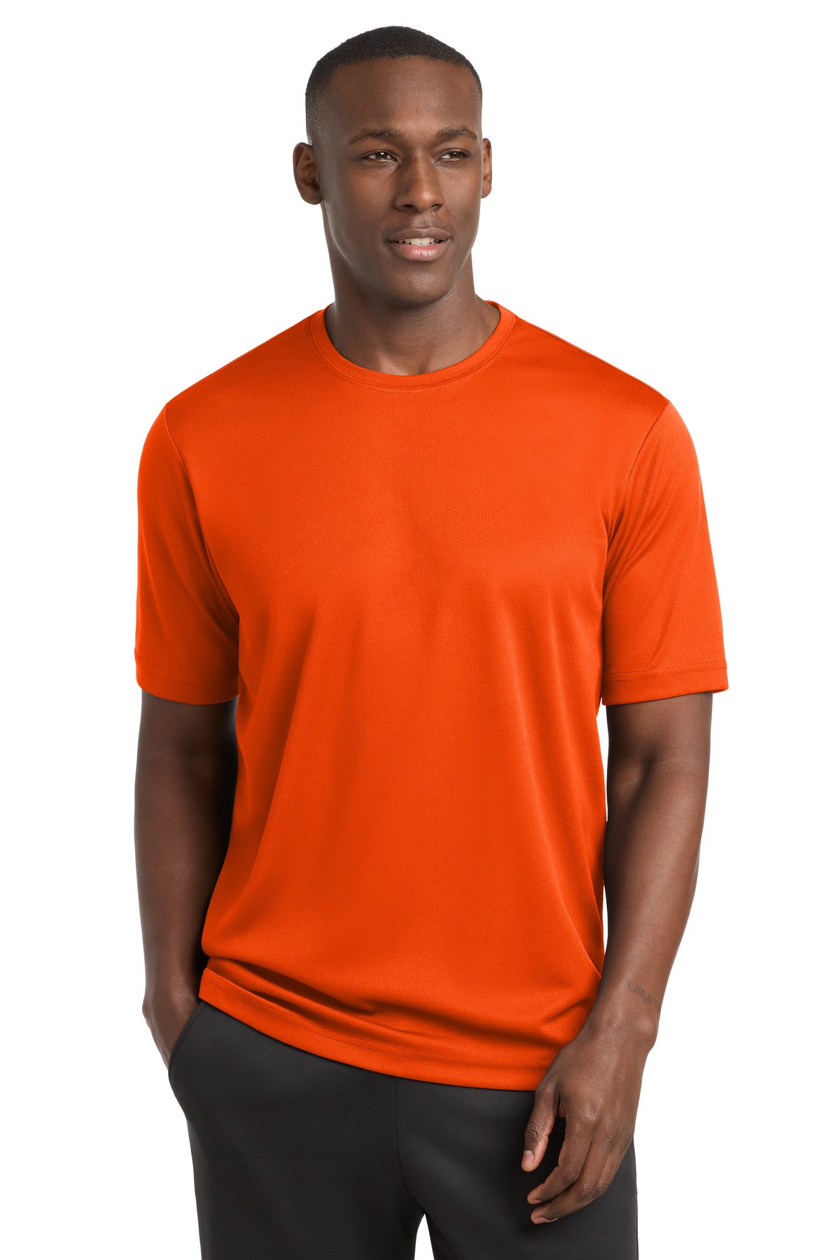 Sport-Tek PosiCharge RacerMesh Tee. ST340 - Neon Orange