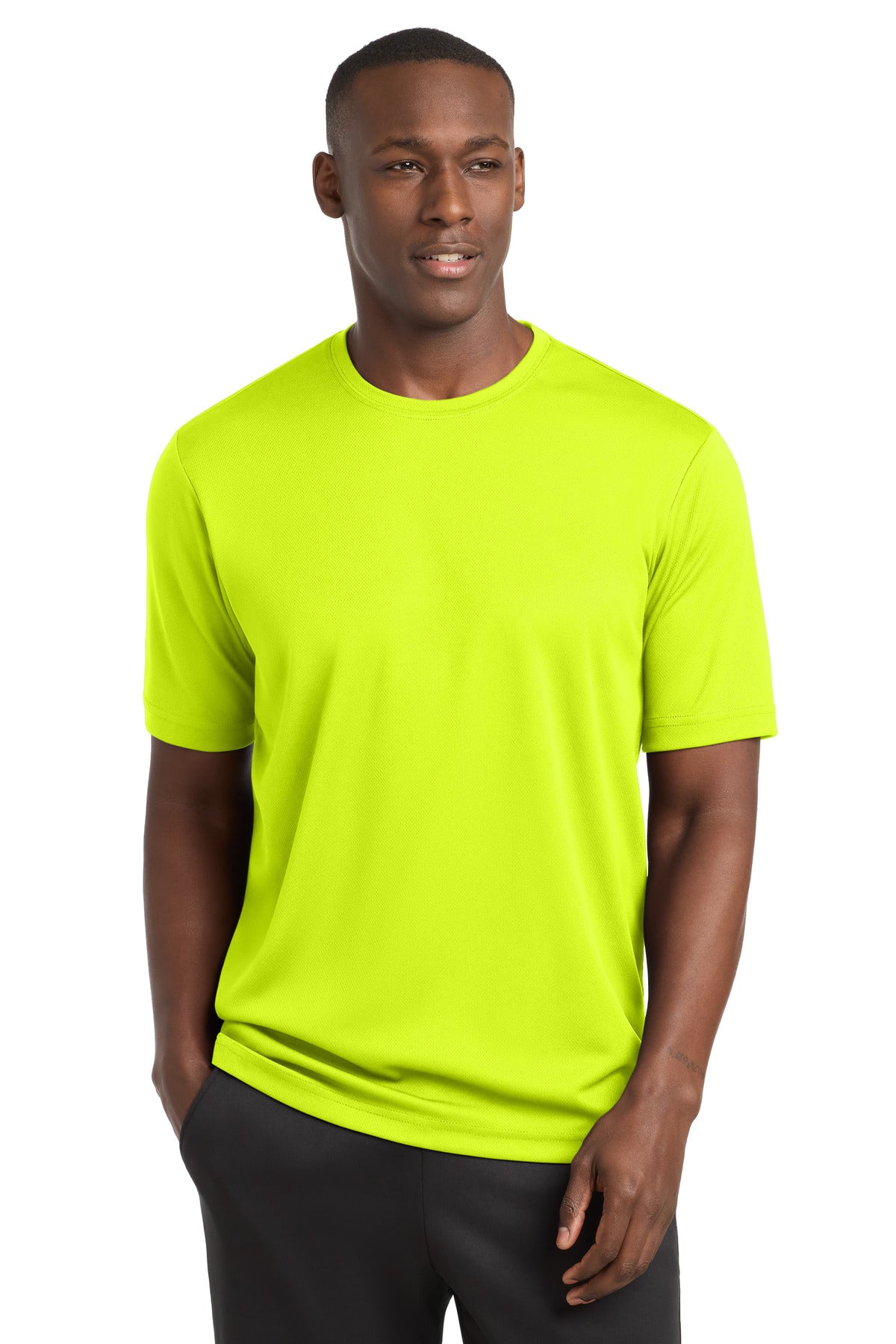 Sport-Tek PosiCharge RacerMesh Tee. ST340 - Neon Yellow