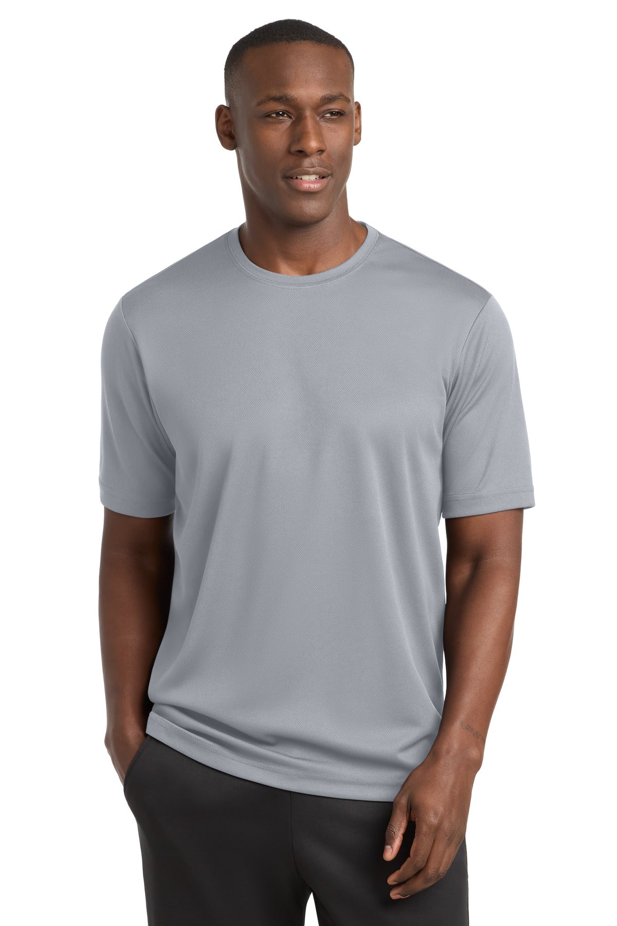 Sport-Tek PosiCharge RacerMesh Tee. ST340 - Silver