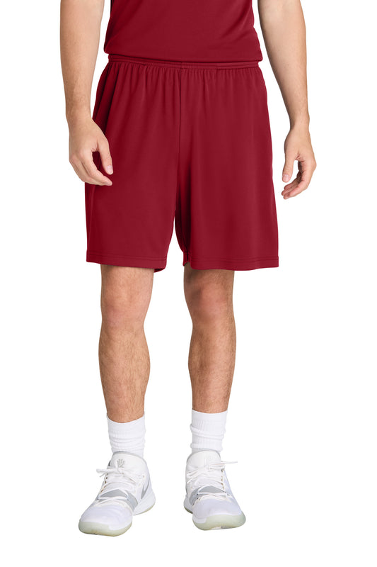 Sport-Tek PosiCharge Competitor 7  Pocketed Short ST349P - Deep Red