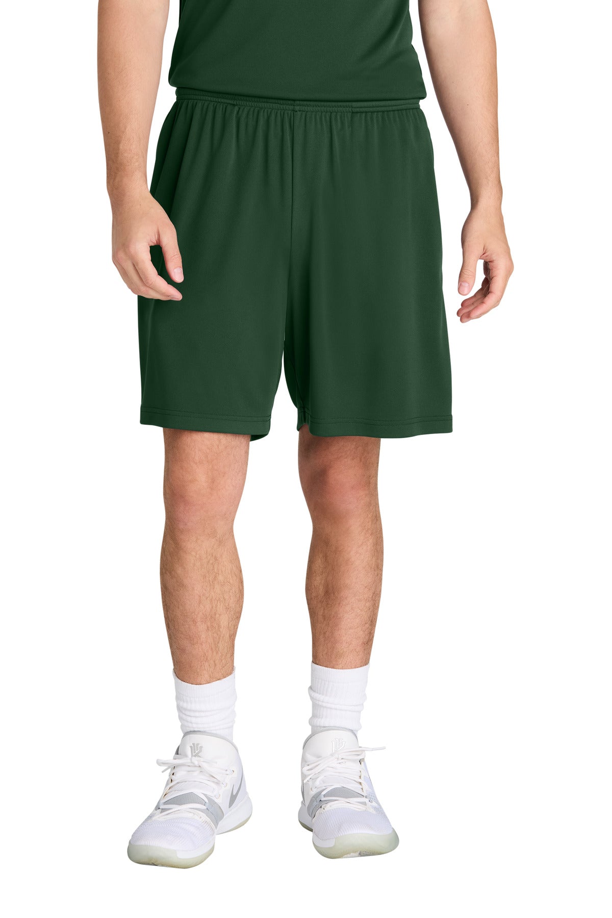 Sport-Tek PosiCharge Competitor 7  Pocketed Short ST349P - Forest Green