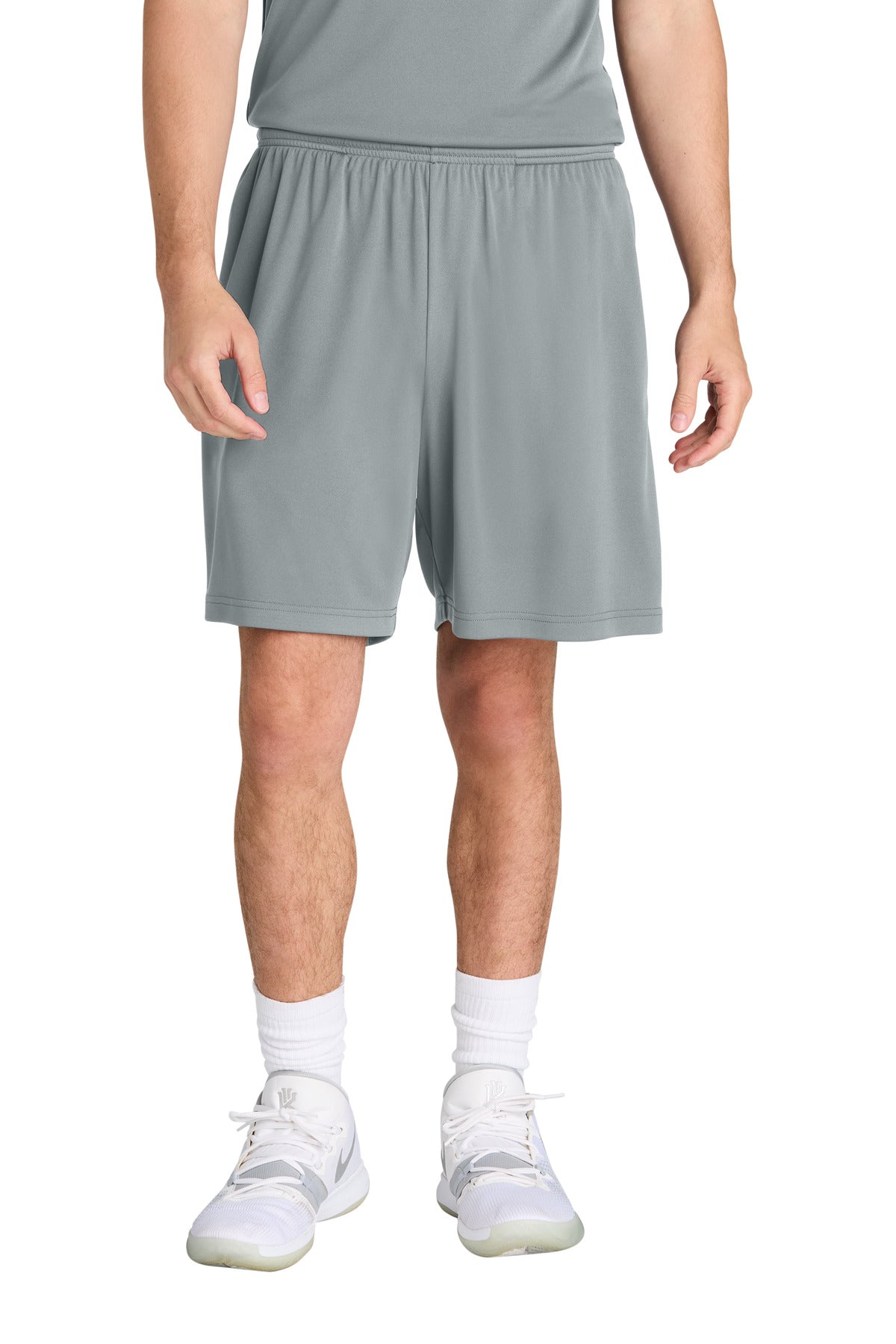 Sport-Tek PosiCharge Competitor 7  Pocketed Short ST349P - Silver