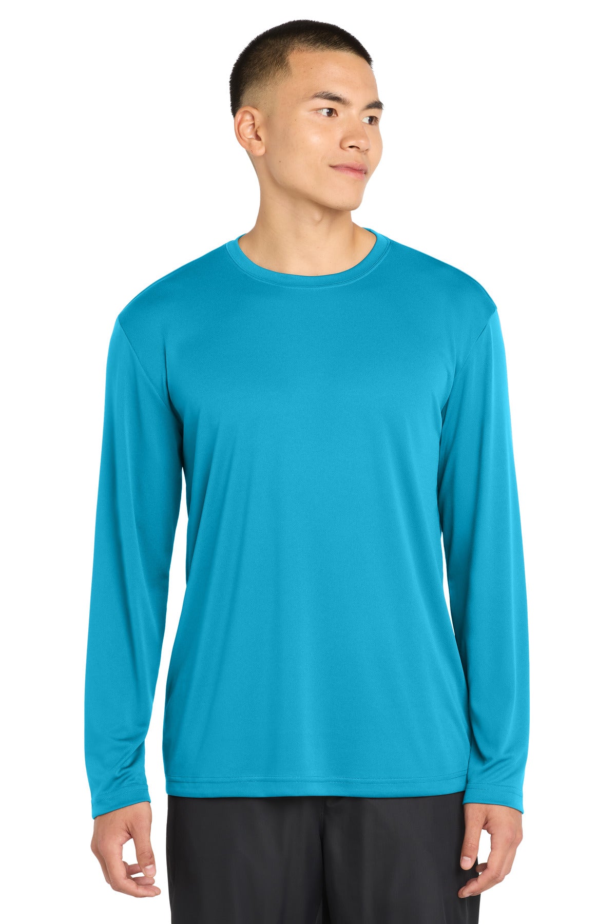 Sport-Tek Long Sleeve PosiCharge Competitor Tee. ST350LS - Atomic Blue