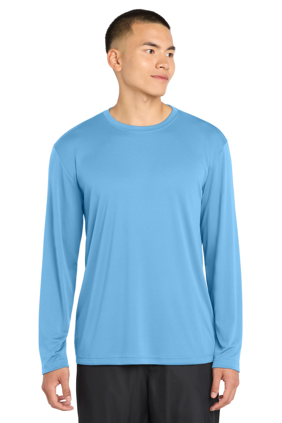 Sport-Tek Long Sleeve PosiCharge Competitor Tee. ST350LS - Carolina Blue