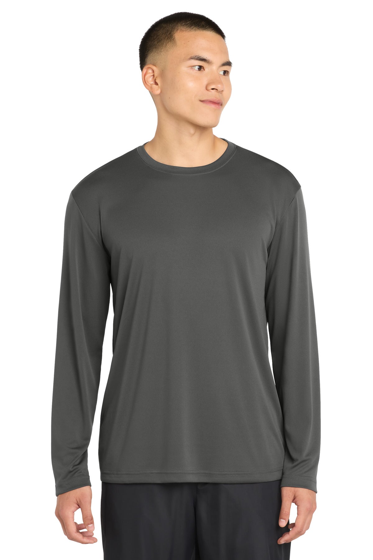 Sport-Tek Long Sleeve PosiCharge Competitor Tee. ST350LS - Iron Grey