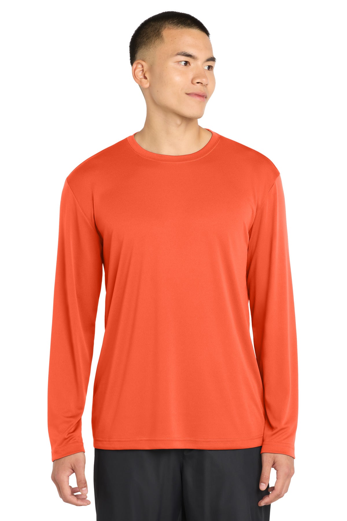 Sport-Tek Long Sleeve PosiCharge Competitor Tee. ST350LS - Neon Orange