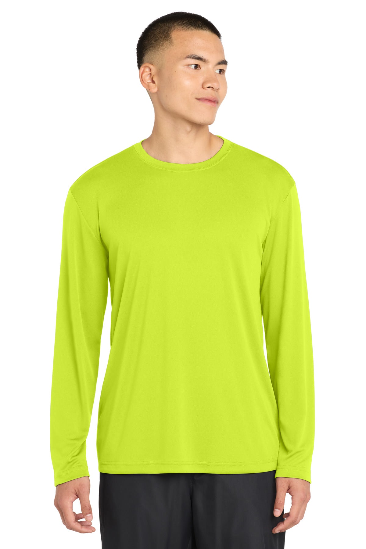 Sport-Tek Long Sleeve PosiCharge Competitor Tee. ST350LS - Neon Yellow