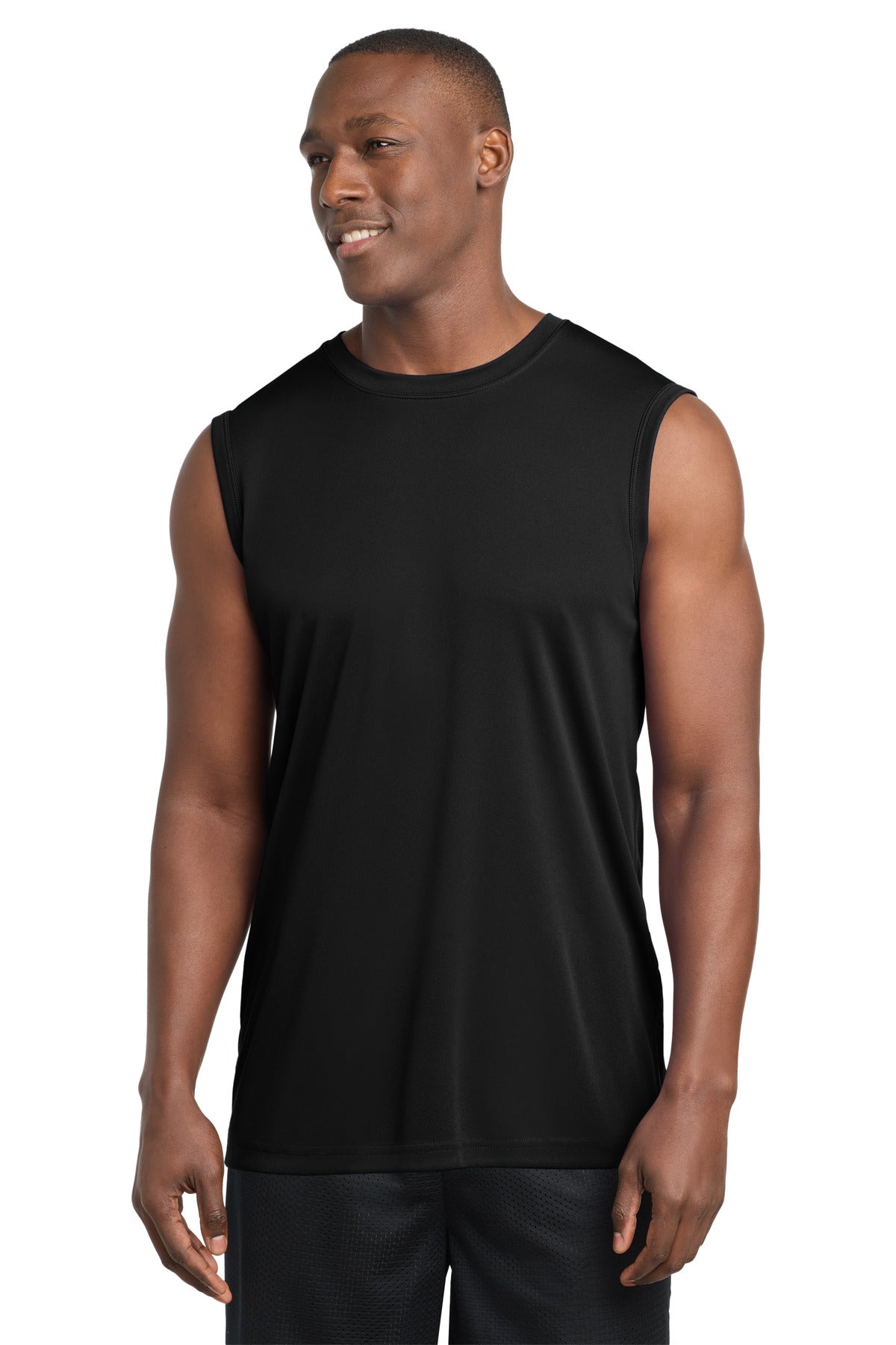 Sport-Tek Sleeveless PosiCharge Competitor Tee. ST352 - Black