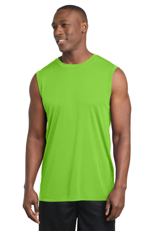 Sport-Tek Sleeveless PosiCharge Competitor Tee. ST352 - Lime Shock