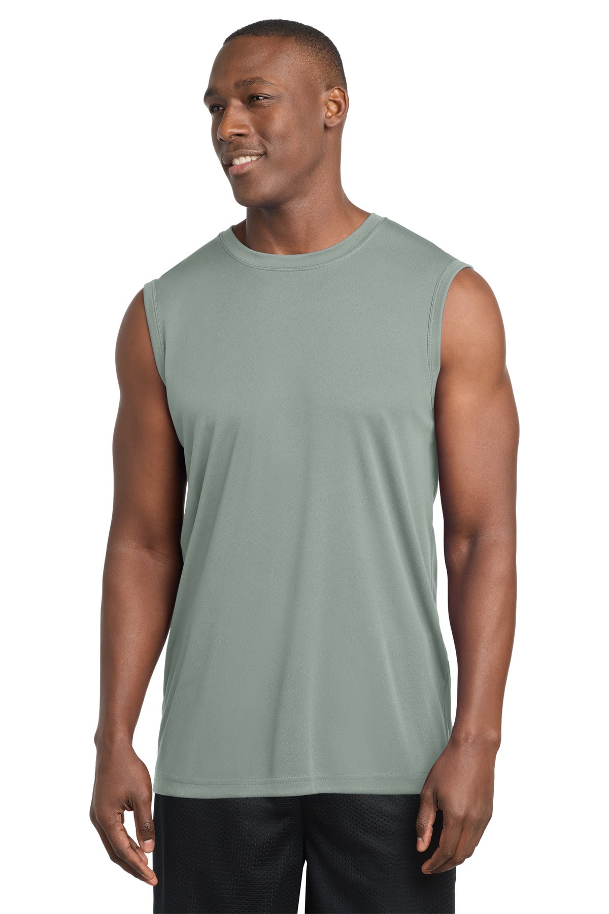 Sport-Tek Sleeveless PosiCharge Competitor Tee. ST352 - Silver