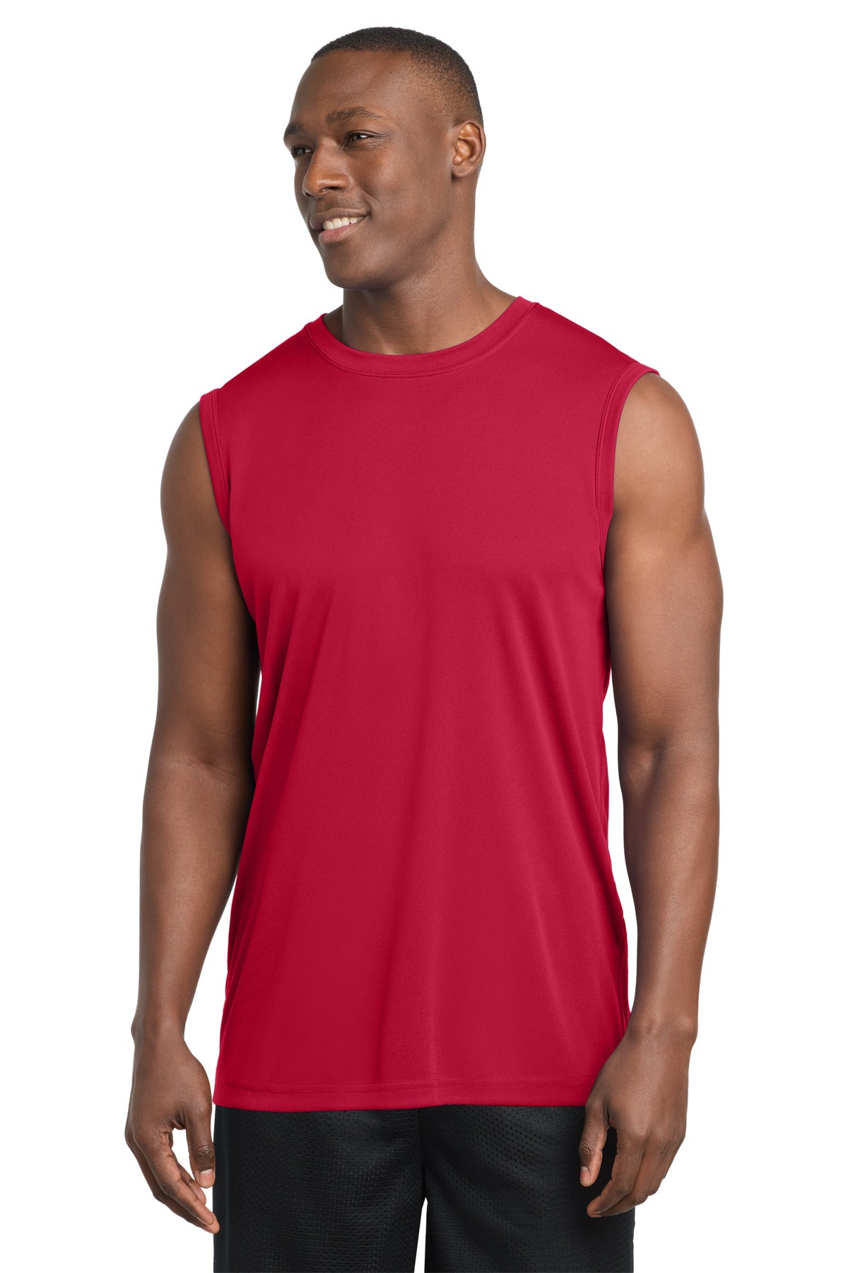 Sport-Tek Sleeveless PosiCharge Competitor Tee. ST352 - True Red