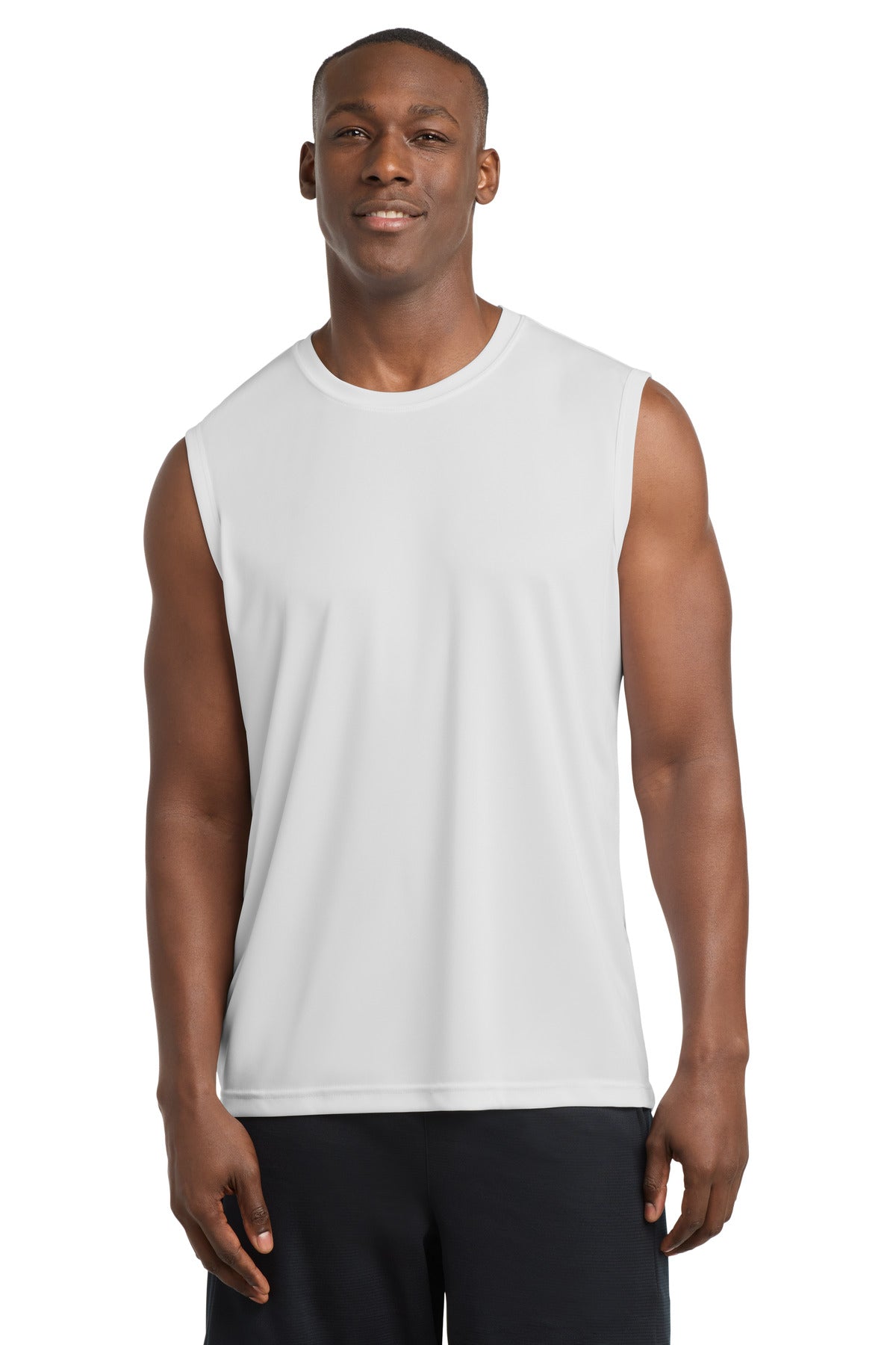 Sport-Tek Sleeveless PosiCharge Competitor Tee. ST352 - White