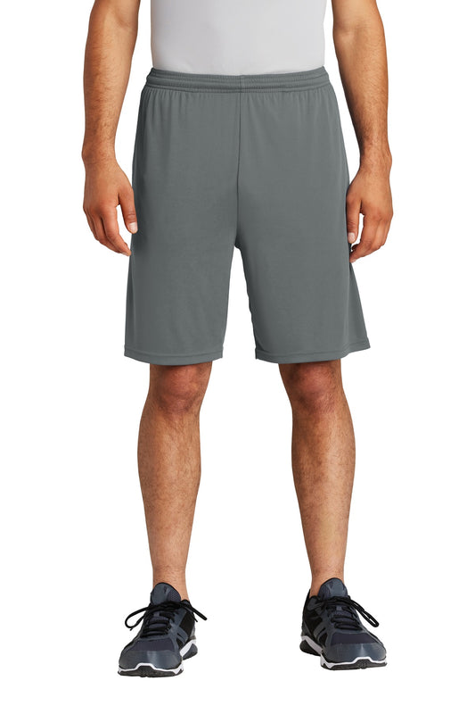 Sport-Tek  PosiCharge  Competitor  Pocketed Short. ST355P - Iron Grey