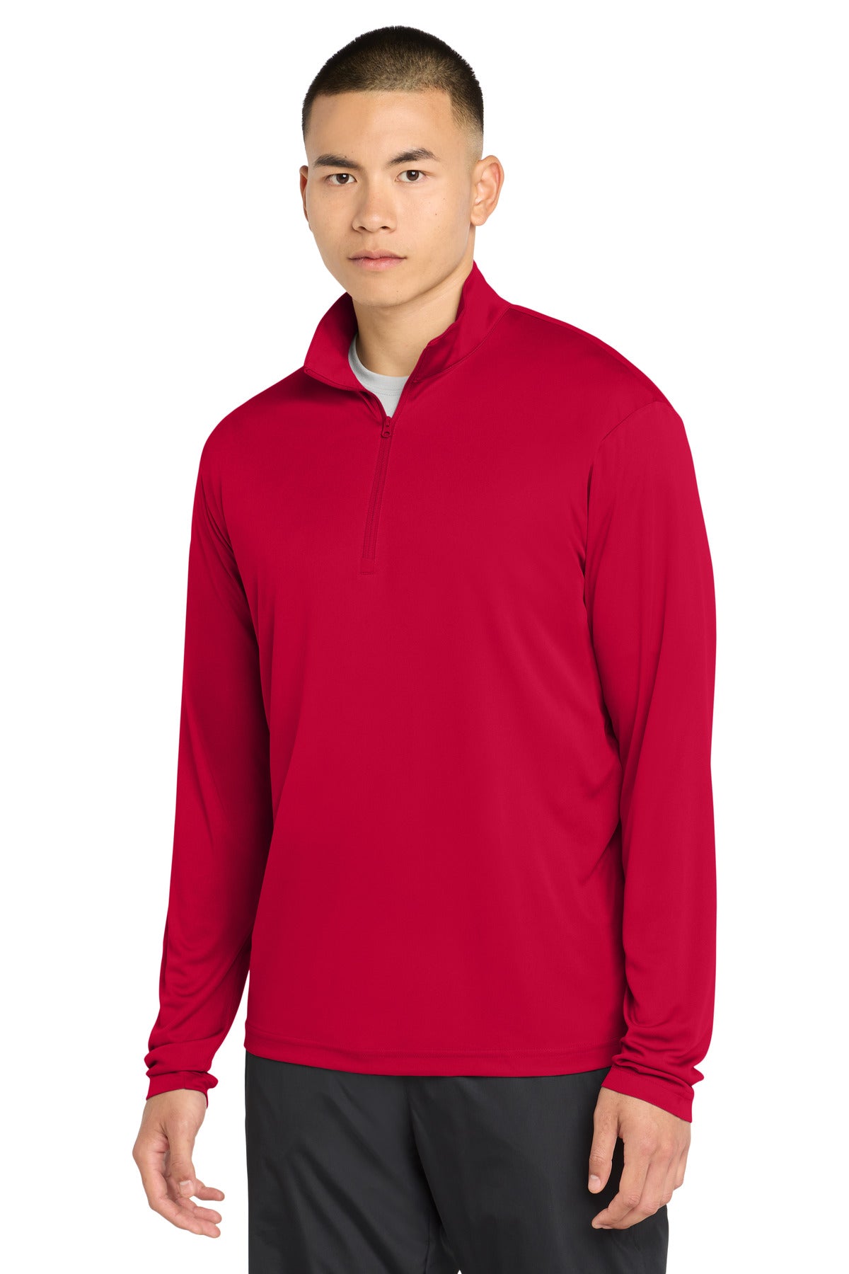 Sport-Tek PosiCharge Competitor 1/4-Zip Pullover. ST357 - Deep Red