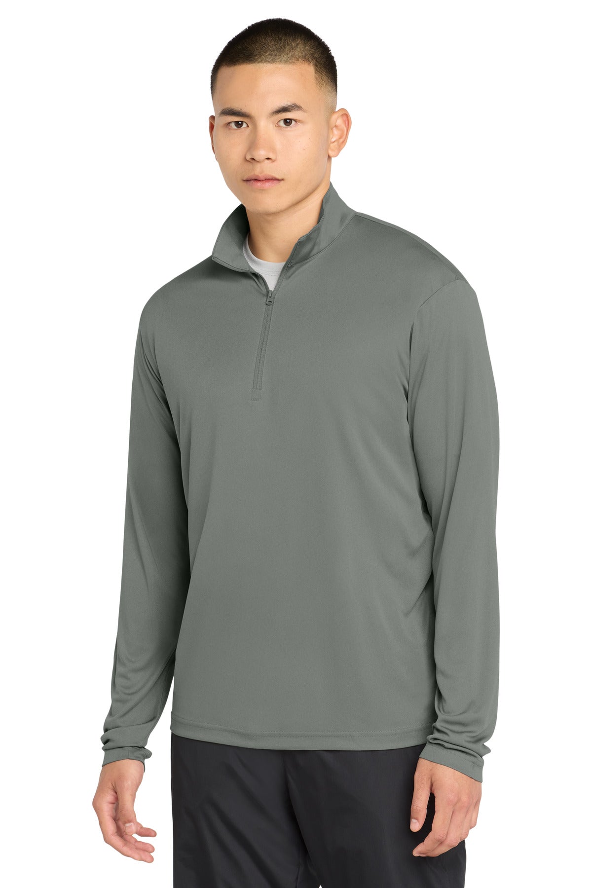 Sport-Tek PosiCharge Competitor 1/4-Zip Pullover. ST357 - Grey Concrete