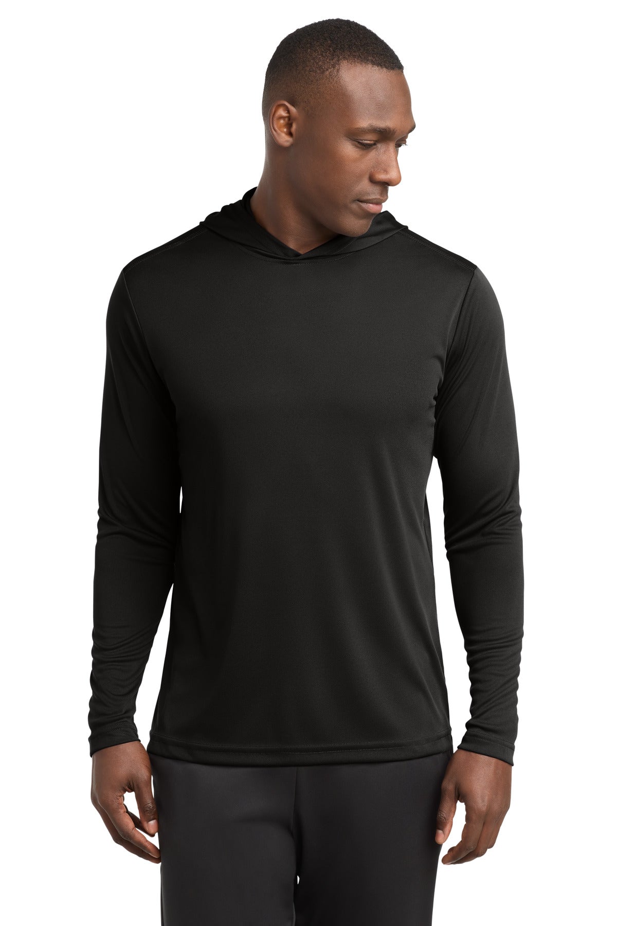 Sport-Tek  PosiCharge  Competitor  Hooded Pullover. ST358 - Black