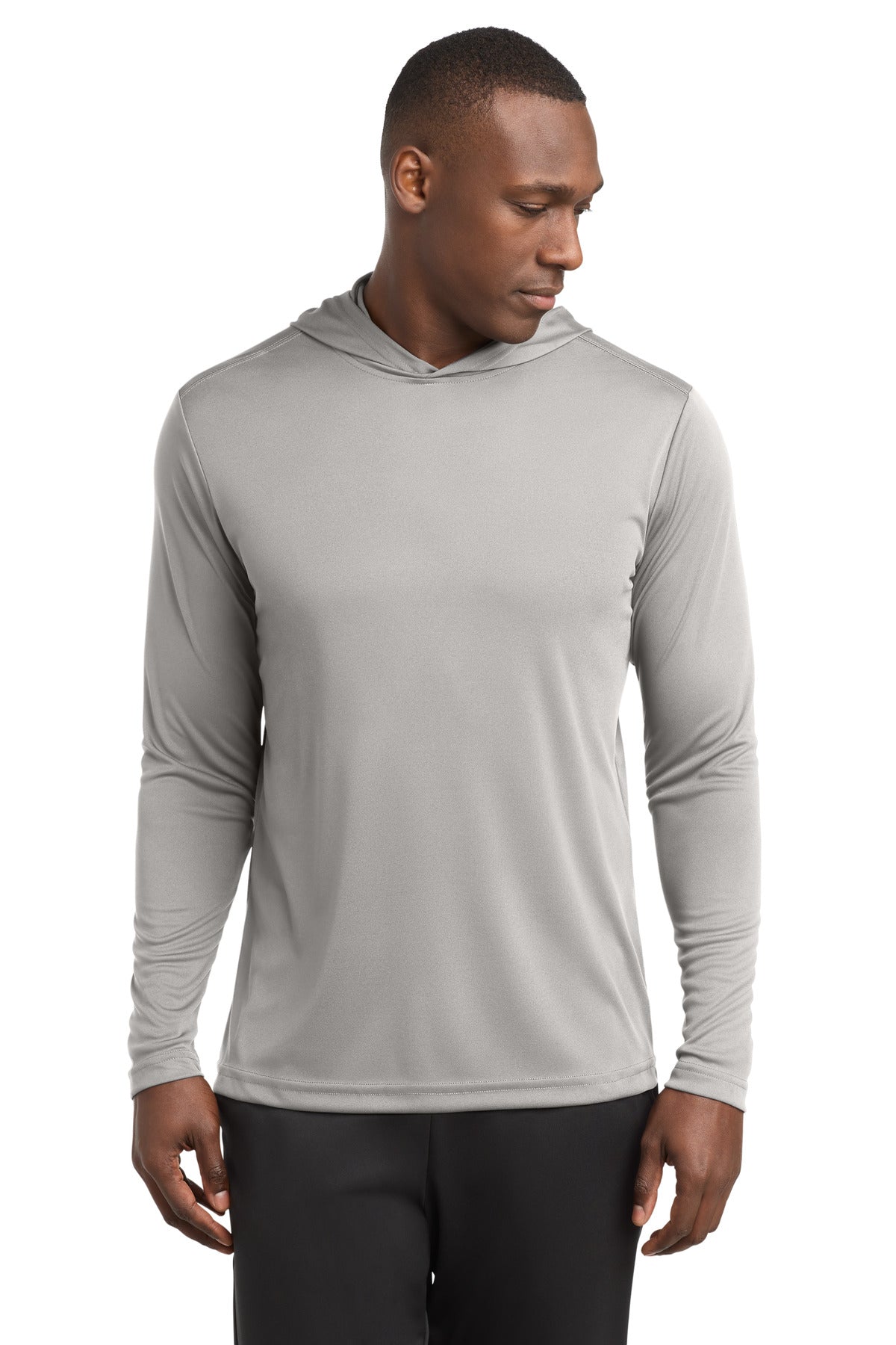 Sport-Tek  PosiCharge  Competitor  Hooded Pullover. ST358 - Silver