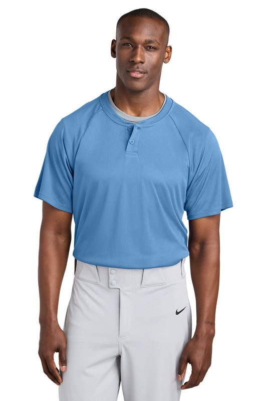 Sport-Tek PosiCharge Competitor 2-Button Henley ST359 - Carolina Blue