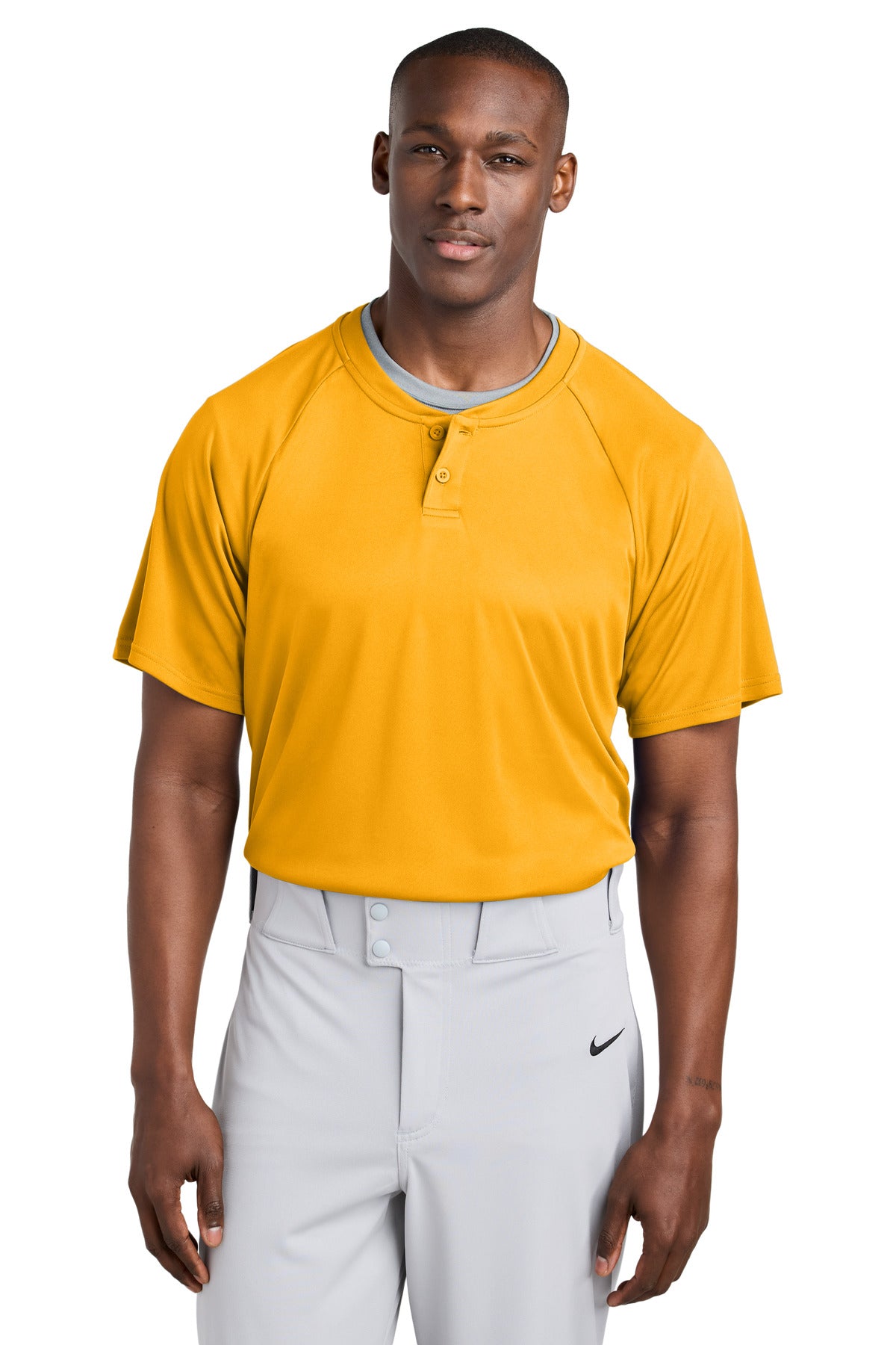 Sport-Tek PosiCharge Competitor 2-Button Henley ST359 - Gold